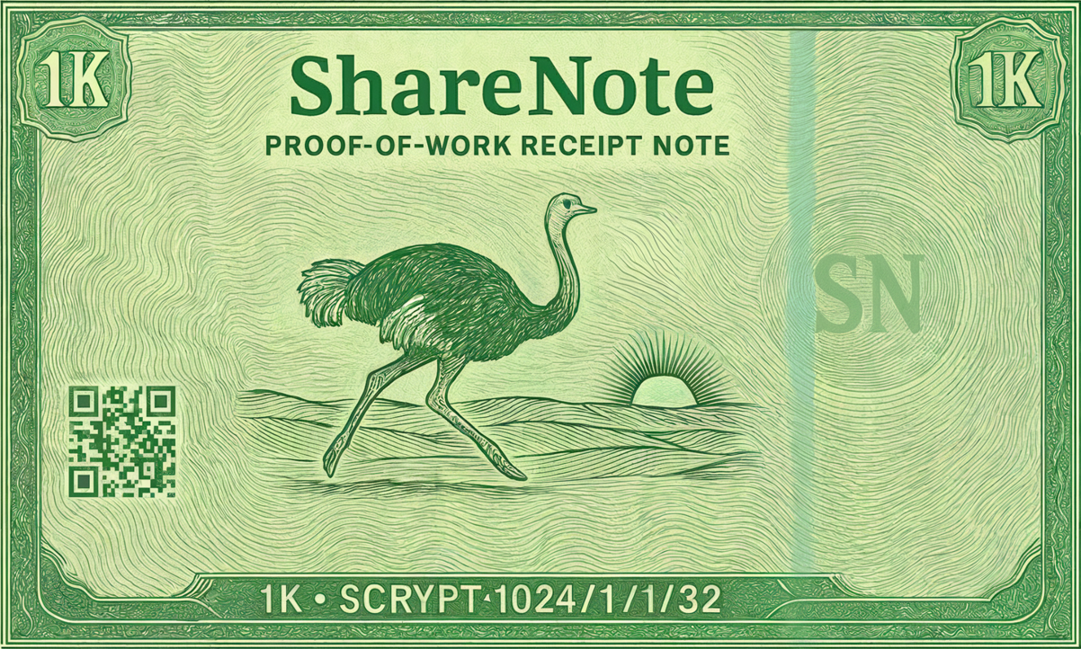 Sharenote example